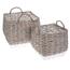 Komplet pletenih košaric - embalaža za cvetličnelončke Kasterlee, 2 kos