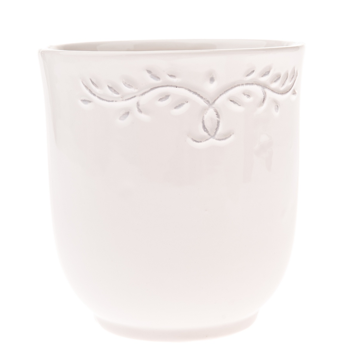 Capac pentru oală ceramică Ramillete bej, 13 x 14cm