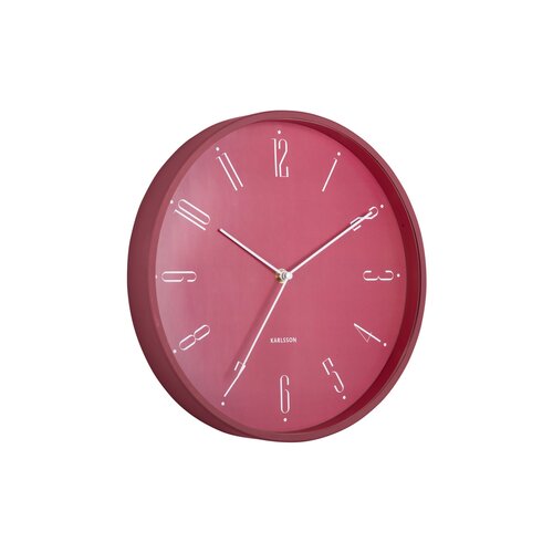 Karlsson 5988RD design falióra sötét rózsaszín,átmérő 30 cm