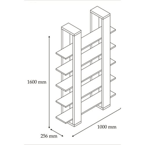 Regál Ada Walnut