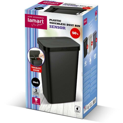 Lamart LT8110 Bezdotykový koš Sensor 50 l, černá