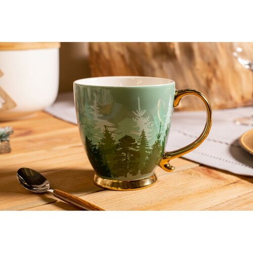 Altom Misty forest porcelán bögre, 400 ml