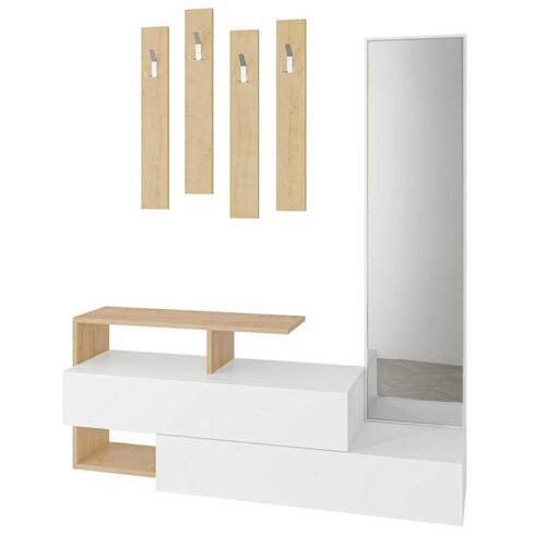Předsíňová sestava Ramda White and Oak