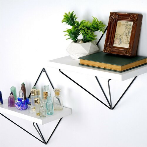 Set de rafturi Black and White, 2 buc.
