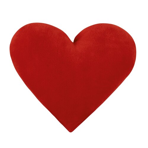 Polštářek Srdce červené, 42 x 48 cm