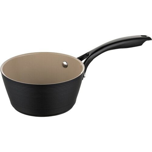 Florina Hliníkový rendlík Carina Black 1 l, 16 cm