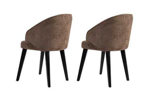 Set de scaune de sufragerie Bentley Brown andBlack, 2 buc.