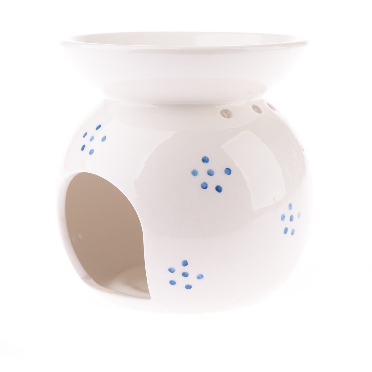 Porcelanowa lampa zapachowa Campesino biała, 9,8 x12,5 cm