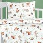 Lenjerie de pat pentru copii Bellatex AgataAnimale în pădure, 90 x 135 cm, 45 x 60 cm