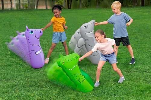 Bestway Sac de box gonflabil Shark, 89 cm