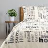 B.E.S. Petrovice Bettwäsche Mikroflanell Home sweet Home, 140 x 200 cm, 70 x 90 cm