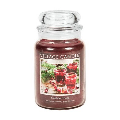 Village Candle Vonná svíčka ve skle Vánoční čas - Yuletide Cheer, 645 g