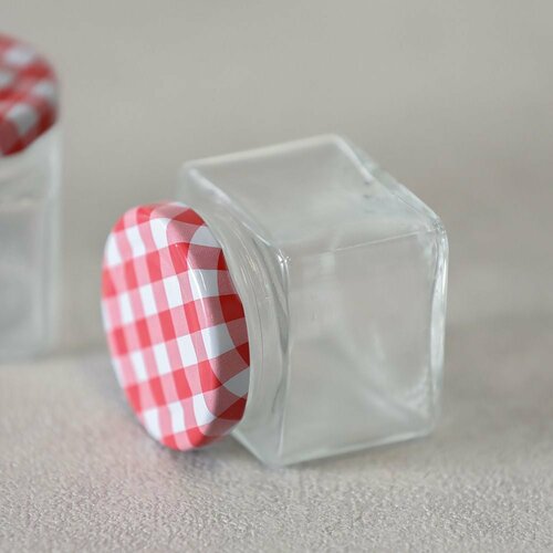 Excellent Houseware 4-delni set kozarcev s pokrovčkom, 75 ml