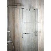 SAPHO 1301-09 suport suspendat pentru prosoapepentru paravan de duș 60 x 73 x 12,5 cm, argintiu