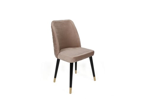 Sada jedálenských stoličiek Hugo Beige and Black,4 ks