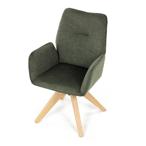 Scaun de sufragerie DCH-C2148 GRN2 cu materialimpermeabil