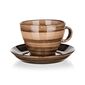 Banquet  Tasse mit Untertasse PALAS, 290 ml, braun