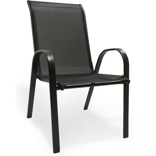 Stela székgarnitúra, 55 x 70 x 92 cm, 2 db-os, fekete