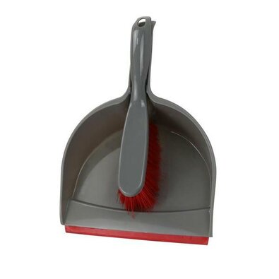 Toro Мітла та совок з гумовою стрічкою, сірий