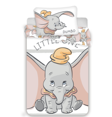 Detské bavlnené obliečky do postieľky Dumbo stripe, 100 x 135 cm, 40 x 60 cm