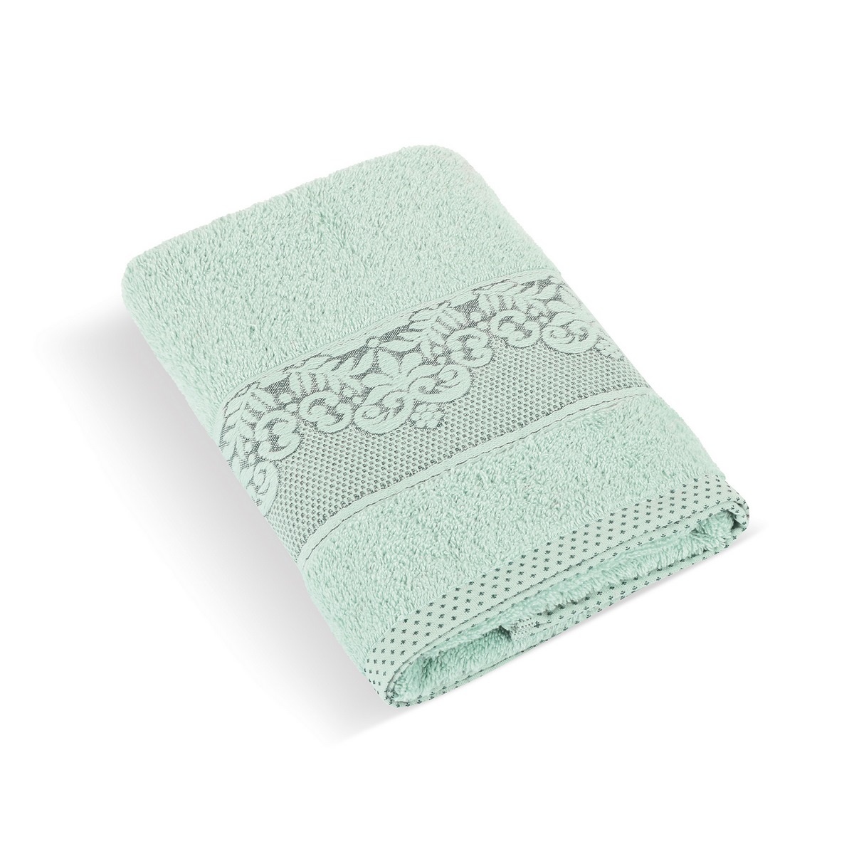 Prosop frotir Bellatex colecția Orchidea verde deschis, 50 x 100 cm, 50 x 100 cm