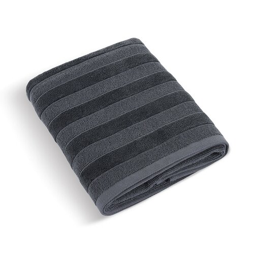 Ręcznik Luxie szary, 50 x 100 cm