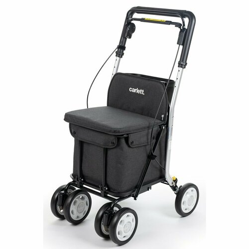 Carlett Senior Assist nakupovalna torba na kolesih38 l, temno siva