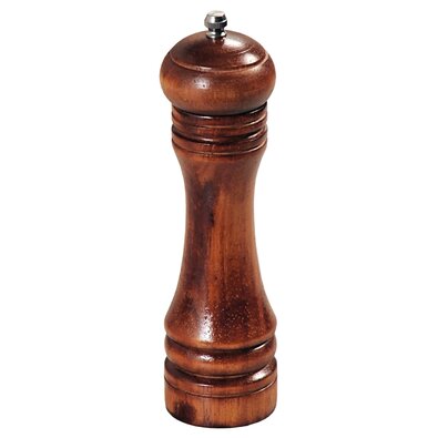 Kesper 13621 Mlinček za poper iz kavčuka, temen,v. 22 cm