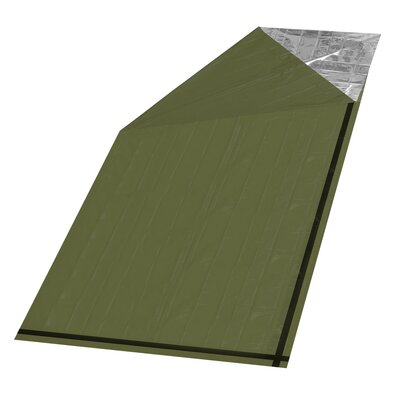 Pătură izotermică Cattara SOS verde, 200 x 92 cm