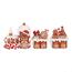 Weihnachtsdekoration: Lebkuchen-Zug mit zwei Waggons, aus Polyresin