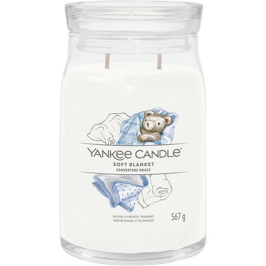 Yankee Candle Signature Soft Blanket Veľká vonnásviečka, 567 g