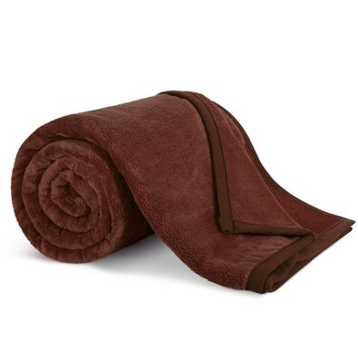 Bellatex Korall mikro takaró, barna, 150 x 200 cm