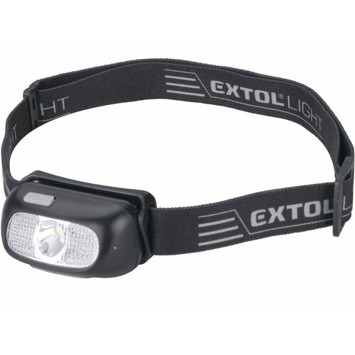 EXTOL - LIGHT Акумуляторний налобний ліхтар  CREE XPG, 130 лм