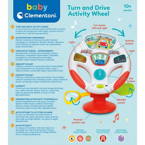 Clementoni Volan interactiv, diametru 18 cm