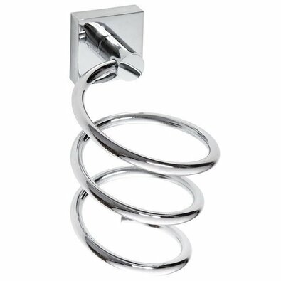 SAPHO XQ005 X-Square spiralni nosilec za sušilnikza lase, srebrn