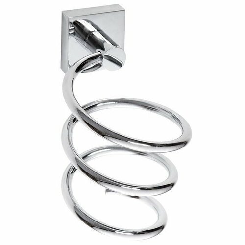 SAPHO XQ005 X-Square spiralni nosilec za sušilnikza lase, srebrn