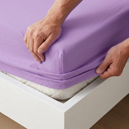 4Home Jersey prostěradlo IDEAL fialová, 70 x 140 cm