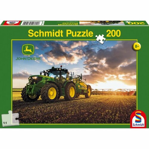 Fotografie Schmidt Puzzle Traktor John Deere 6150R, 200 dílků