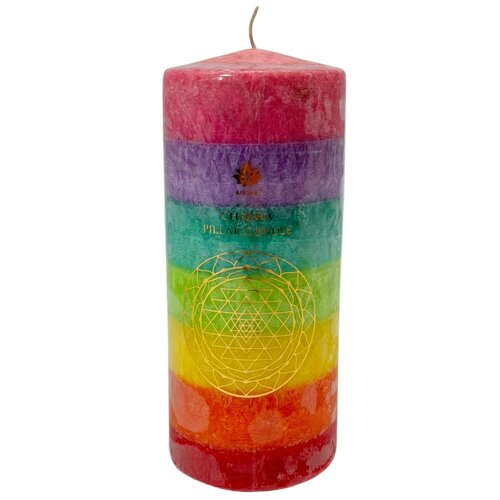Arome Chakra gyertya, illatmentes, 460 g, 7színben