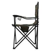 Cattara 13450 Kamping stol Bari, vojaški, 49 x 39x 84 cm