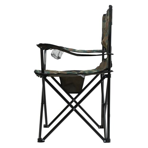 Cattara 13450 Kempingová skládací židle Bari, army, 49 x 39 x 84 cm