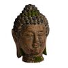 Decorațiune de grădină capul lui Buddha, 18 x 27 x 17 cm