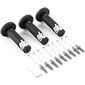 Set bară perdele KRETA 19/16 mm, 120 - 210 cm, negru mat