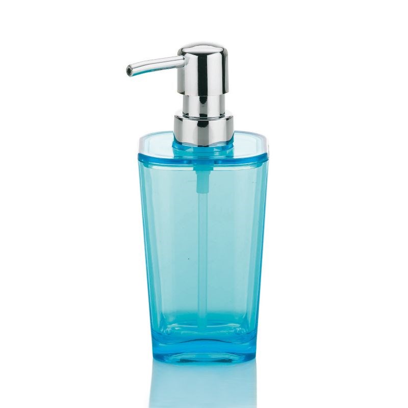 Kela Dávkovač mydla Kristall modrá, 350 ml