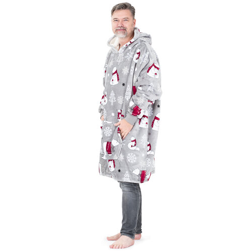 4Home Bluza z barankiem mikroplusz Arctic Snuggles, uni L – męska