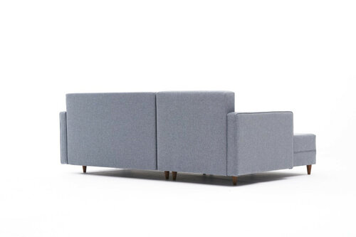 Narożna rozkładana sofa Aydam Left Blue