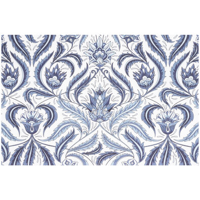 Prt Iva Ornament modra, 30 x 45 cm