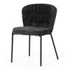 Scaun Bouclé CT-W1077 GREY2, gri închis