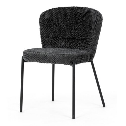 Étkező szék Bouclé CT-W1077 GREY2, sötét szürke