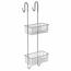 AQUALINE 37007 Chrom line obešalnik za tuš kabino,22 x 70 x 20 cm, srebrna